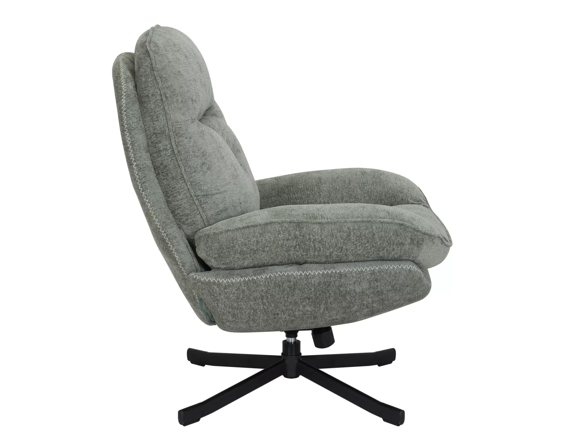 Fotel obrotowy HARPER tap.238 oliwkowy z czarnymi nogami Signal - HARPEROL