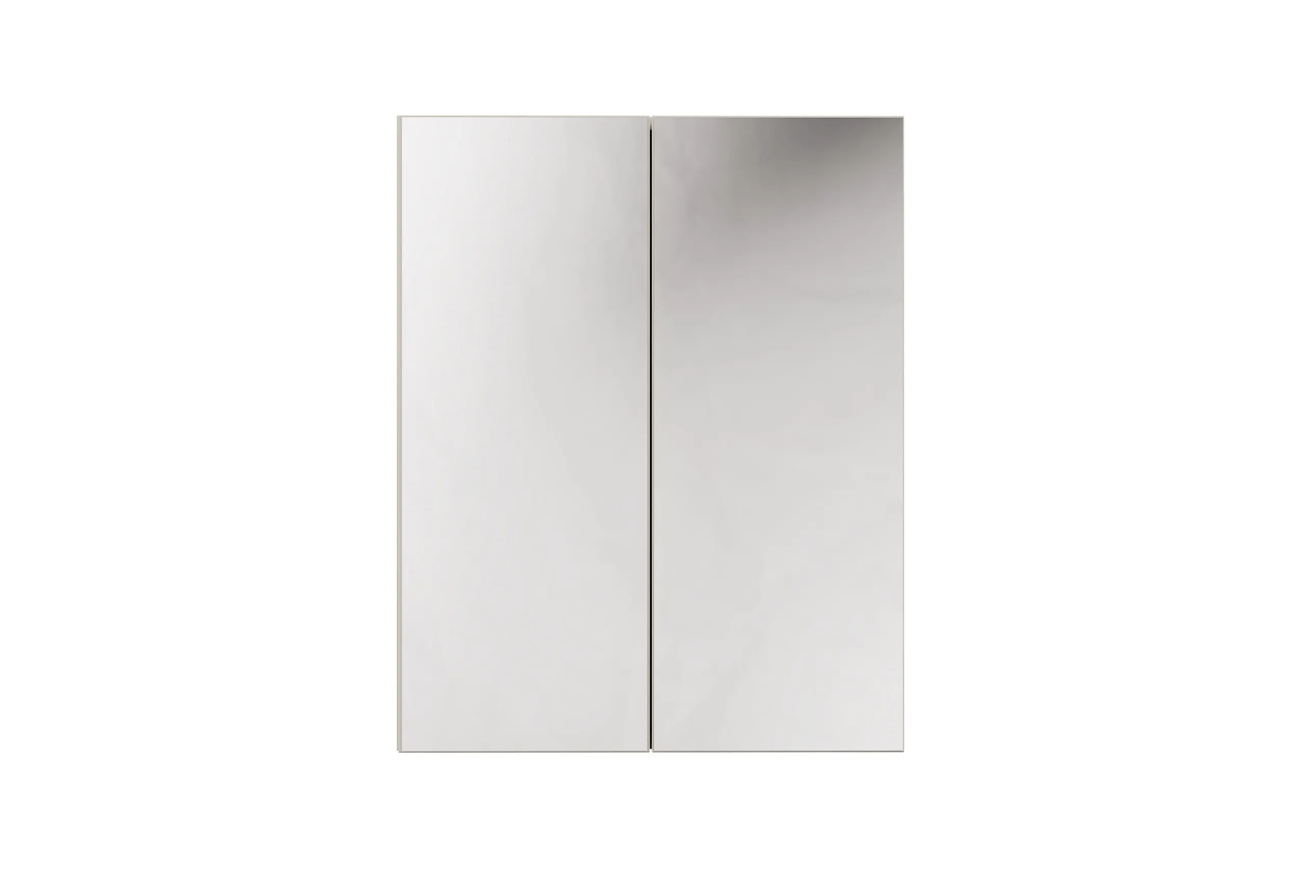 Szafka z lustrem Bella Cashmere 2-drzwiowa 60cm, kremowy — zdjęcie 2