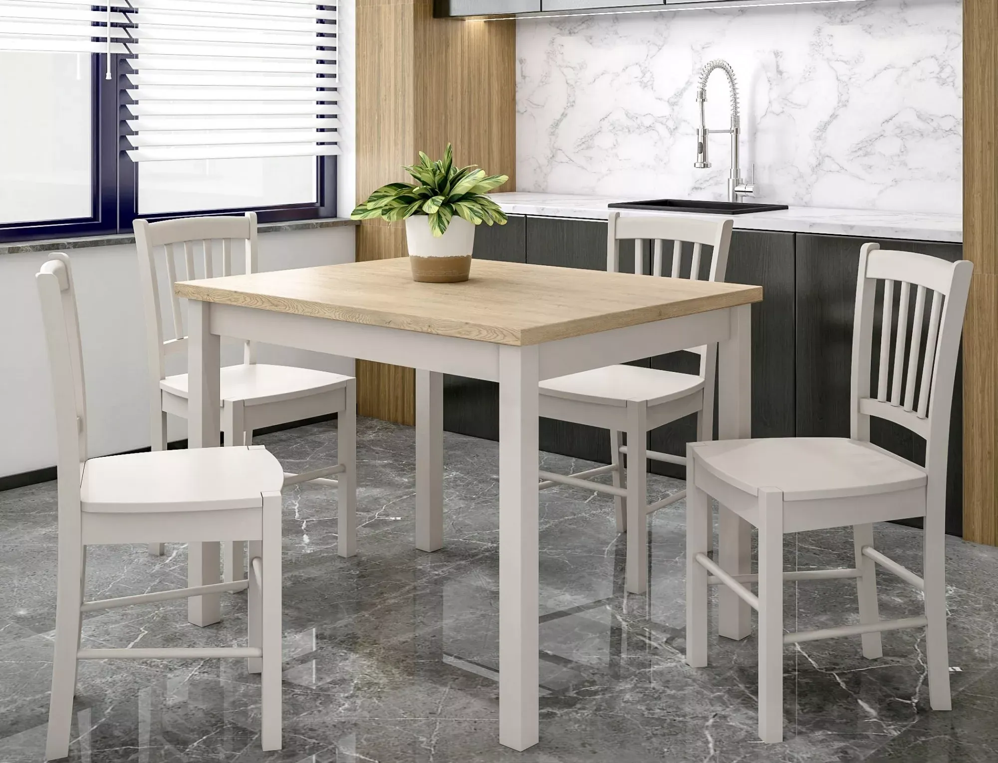 Stół ADAM 68X120 dąb cremona torro/kaszmirowy - ADAMDCTKA120