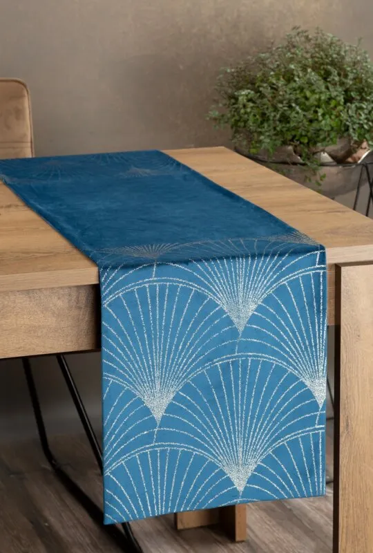 OBRUS BLINK 14 35 X 140 CM GRANATOWY OBRUS BLINK 14 35 X 140 CM GRANATOWY
