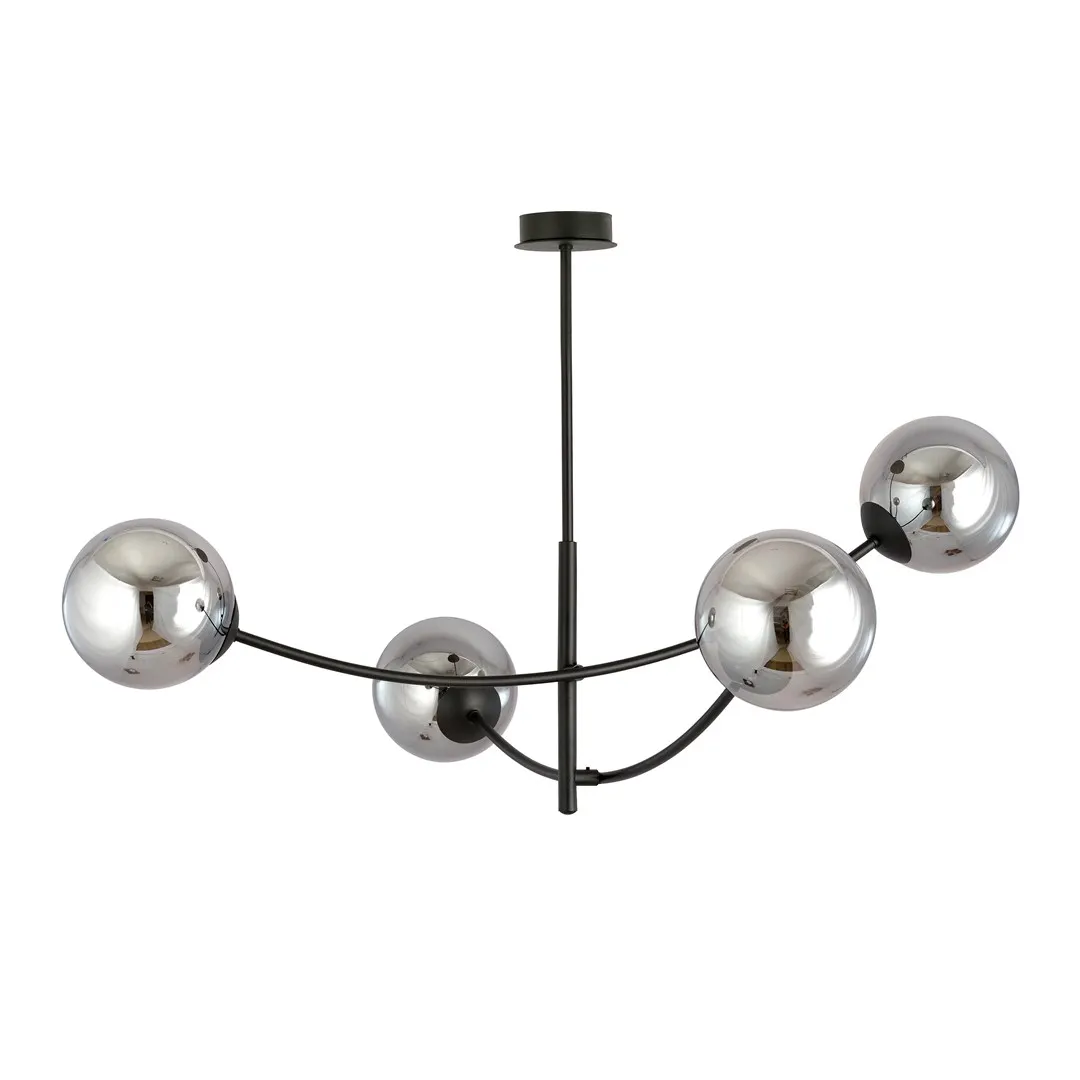 Lampa sufitowa HUNTER 4 czarny grafitowy — zdjęcie 2