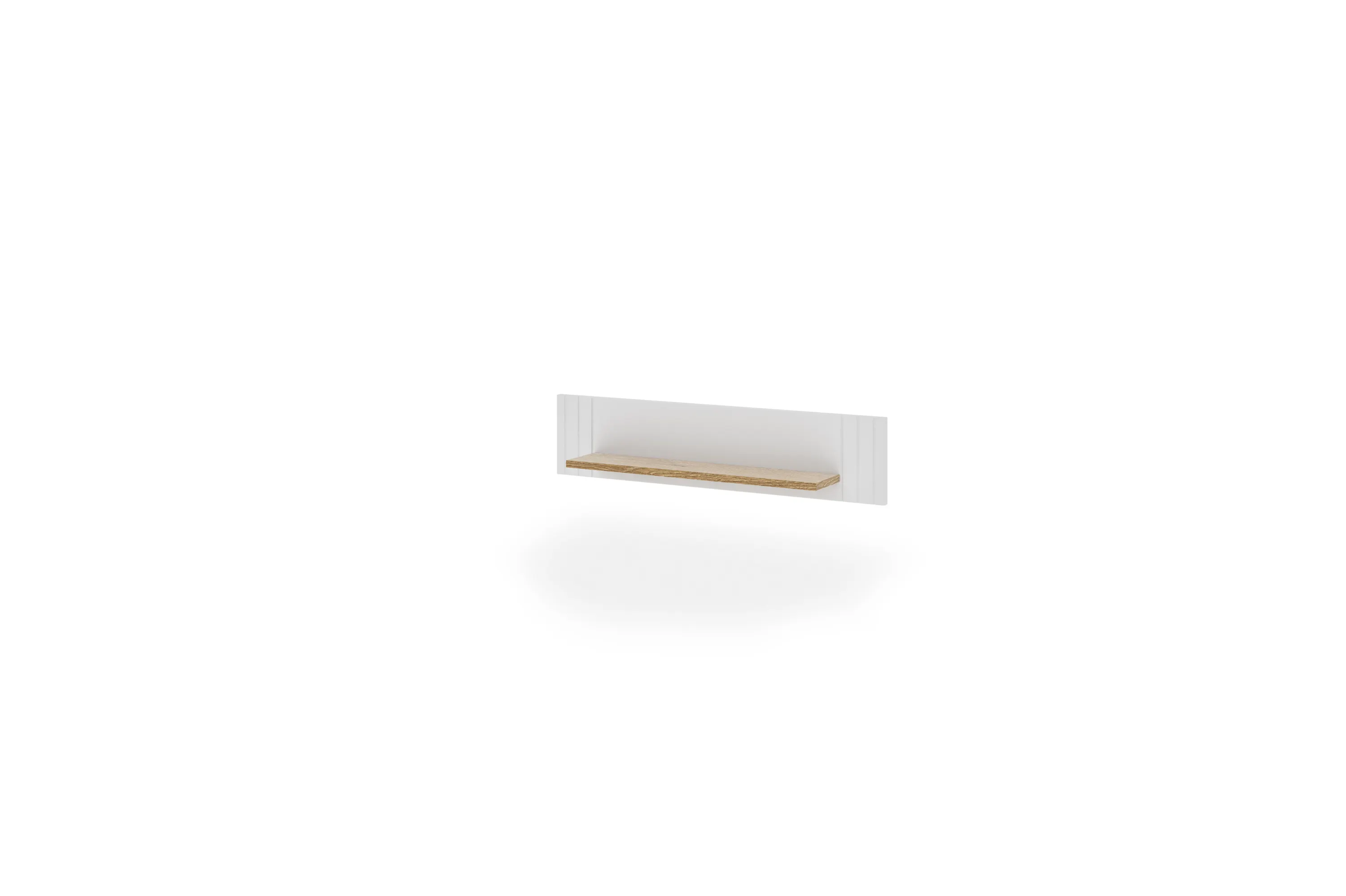 Półka ścienna MODERN 80 cm biała/dąb kamienny Półka ścienna MODERN 80 cm biała/dąb kamienny