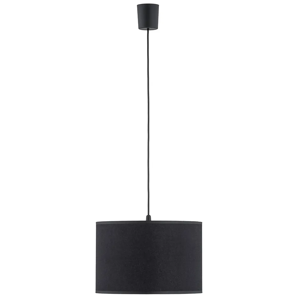 Lampa wisząca RONDO czarna biała wewnątrz okrągła 120x50cm - TK_3465