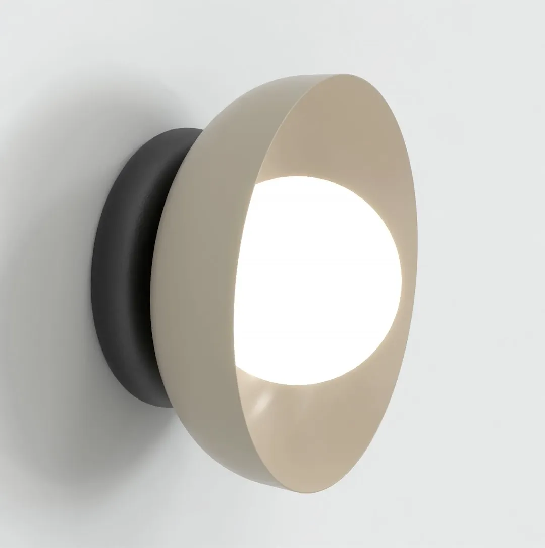 Kinkiet metalowy OZZY K1 BL beżowy - 1517/K1