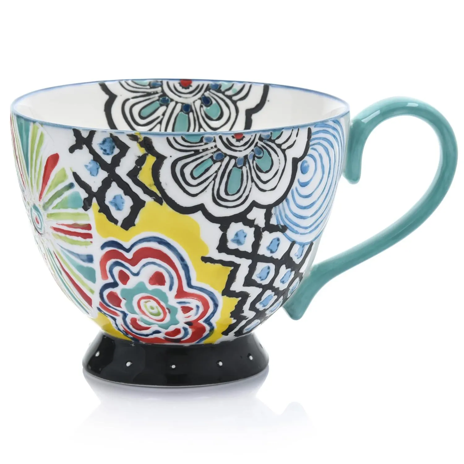 image mug, kubek, ceramiczny, kolorowy, wzorzysty
