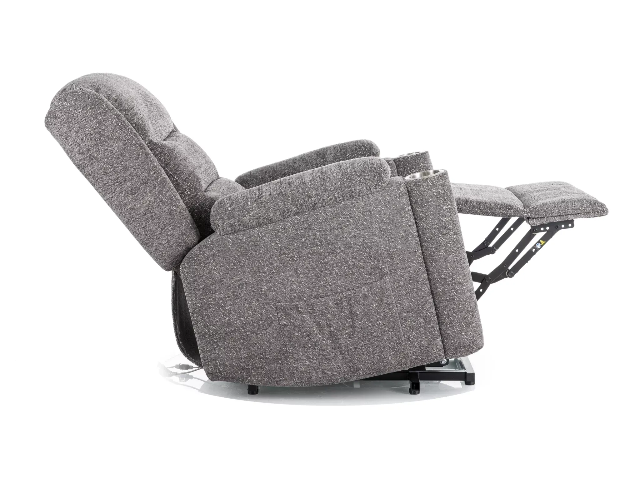 Fotel elektryczny rozkładany MINOS RAVEN 13 z funkcją pionizacji szary - MINOSRASZ13