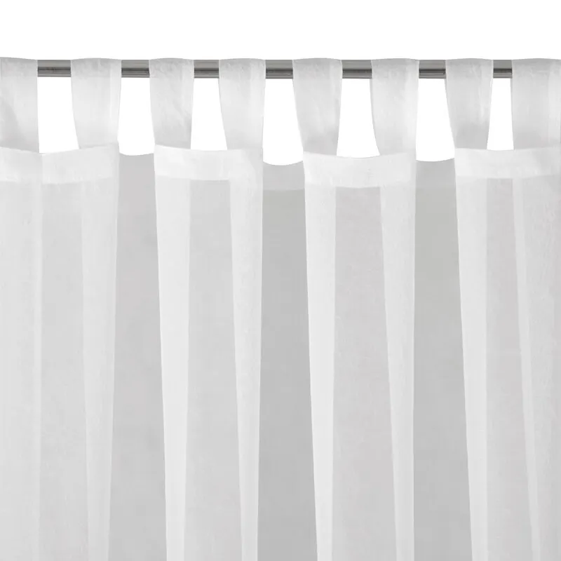 FIRANA GOTOWA LUCY NA SZELKACH 140X250 CM BIAŁY - EU_306382