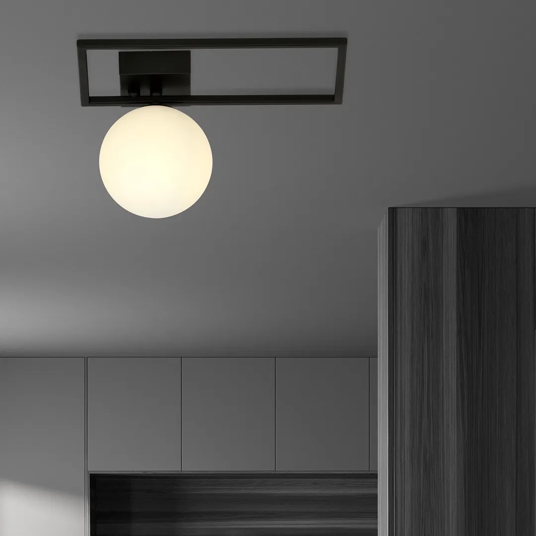 Lampa sufitowa IMAGO 1D czarny biały — zdjęcie 5