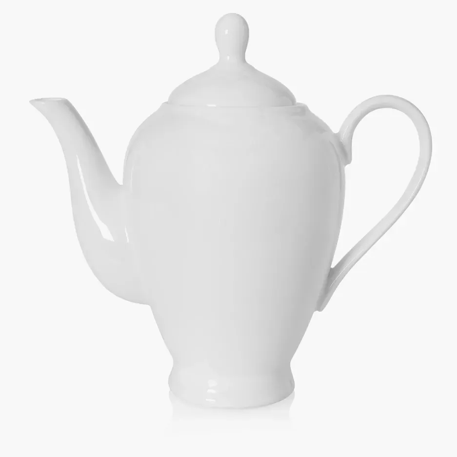 Dzbanek do herbaty DUKA FELICIA 1300 ml biały porcelana Dzbanek do herbaty DUKA FELICIA 1300 ml biały porcelana