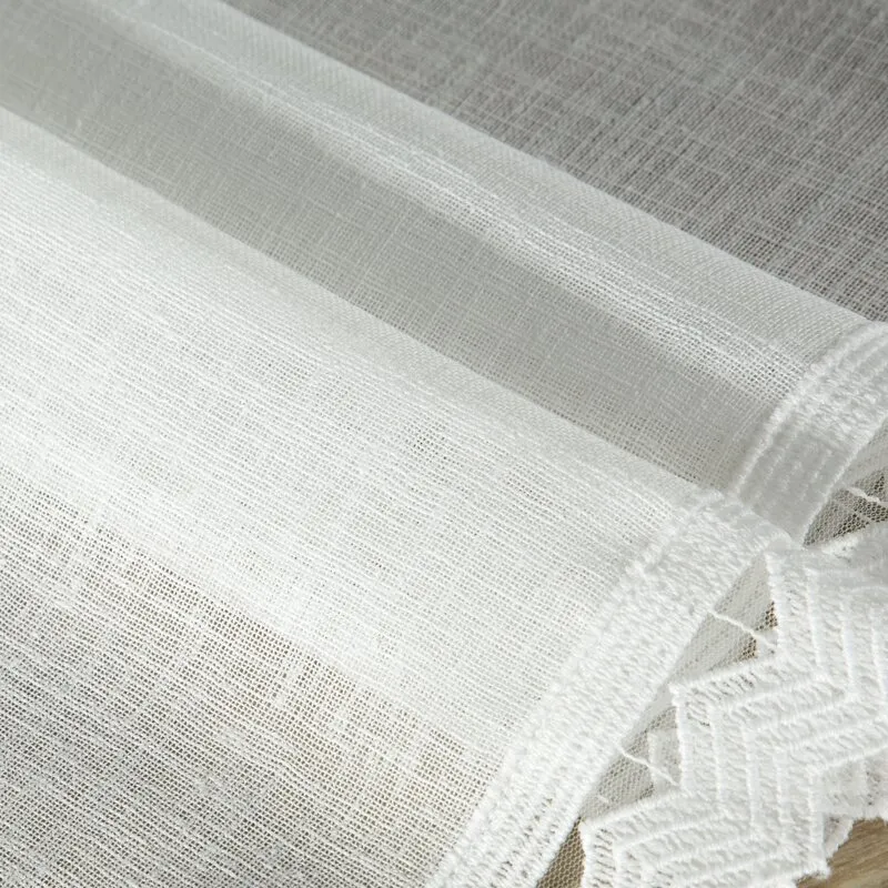 OBRUS DEKORACYJNY 35X180 CM BIAŁY - EU_350765