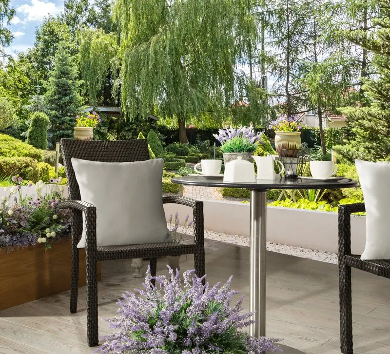 POSZEWKA GARDENIA 45 X 45 CM BEŻOWY - EU_423992