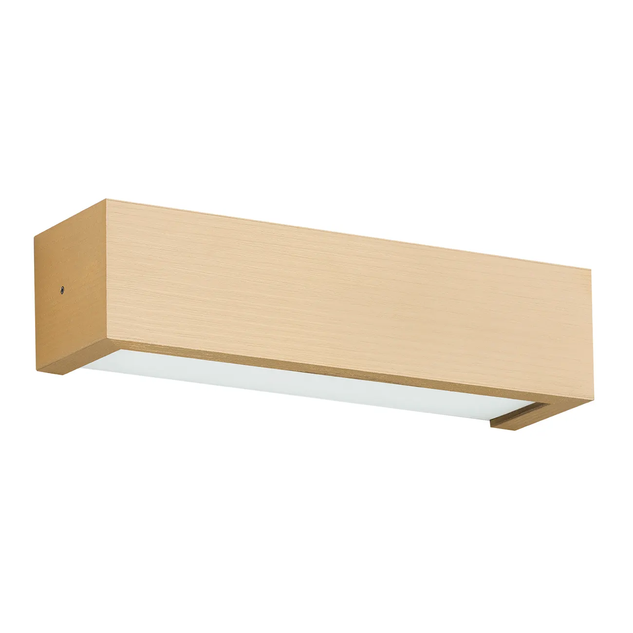 Kinkiet CASERTA prążek poziomy złoty opal prostokątny 32x9cm - 8250