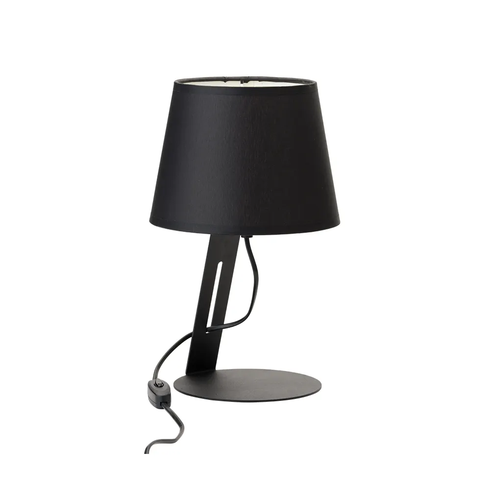 Lampka nocna GRACJA czarna 32x18cm