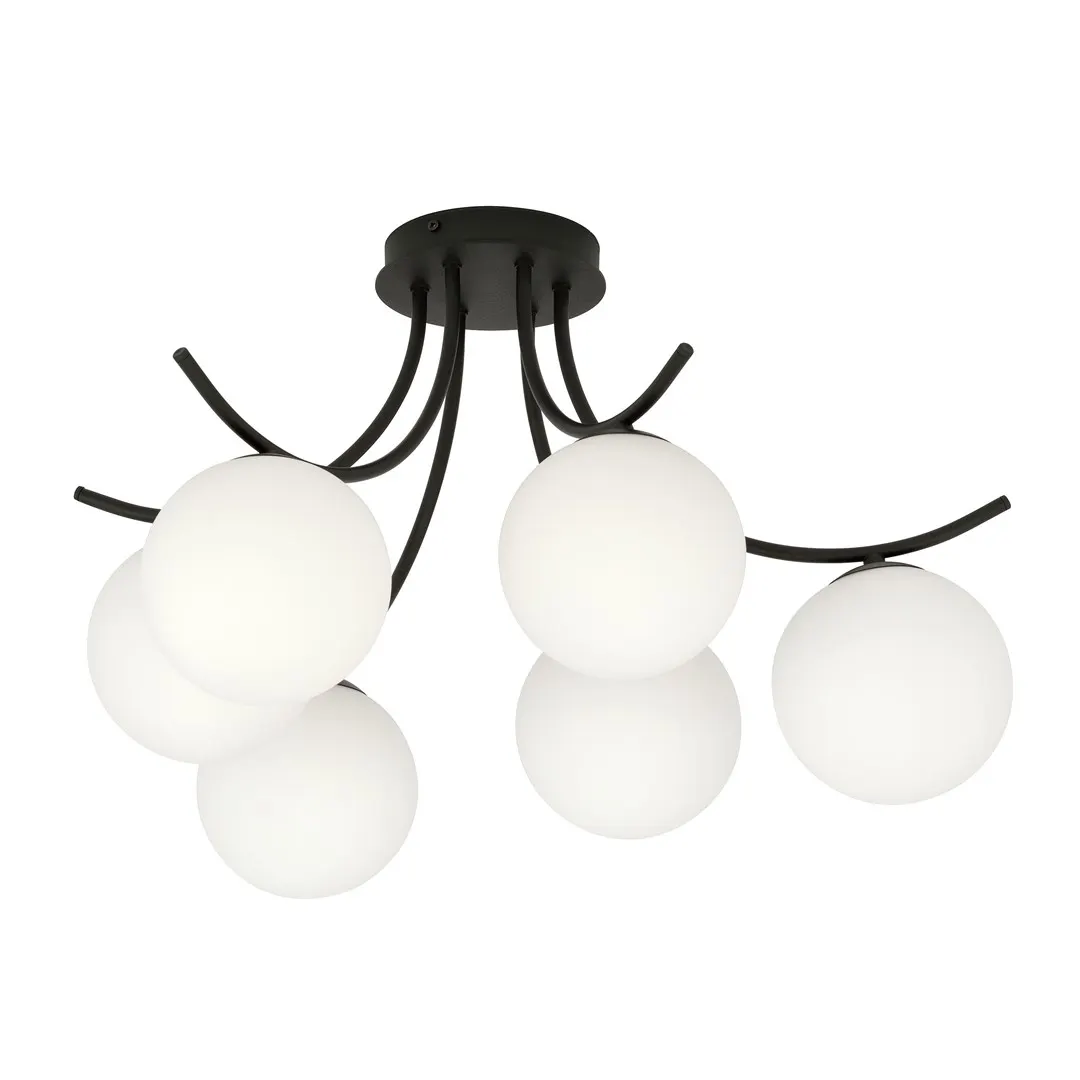 Lampa sufitowa  BOSTON Czarny 1109/6
