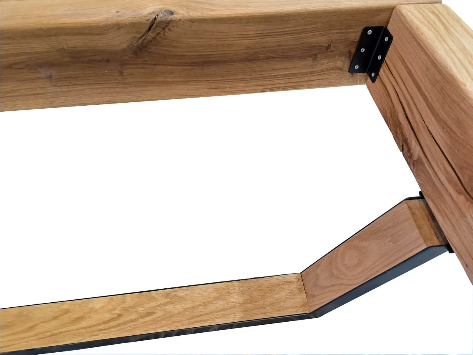 Łóżko dębowe tapicerowane HOMELY 160x200 z zagłówkiem - GK_1055830201