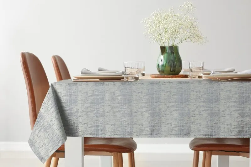 OBRUS ALINA 40 X 140 CM SREBRNY — zdjęcie 7