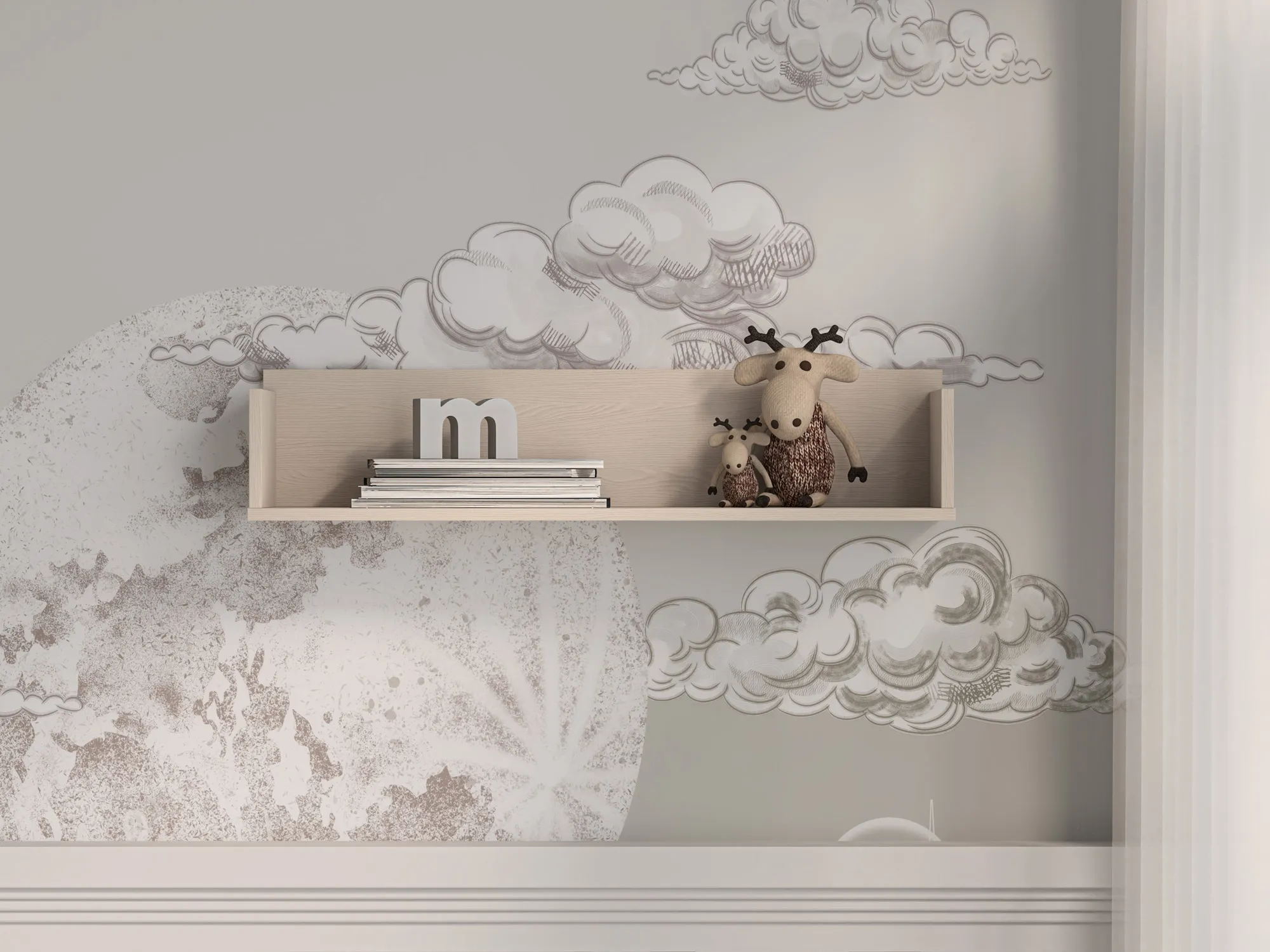 Półka MEVEL 11 Piasek pustyni - 1MEVE11-001