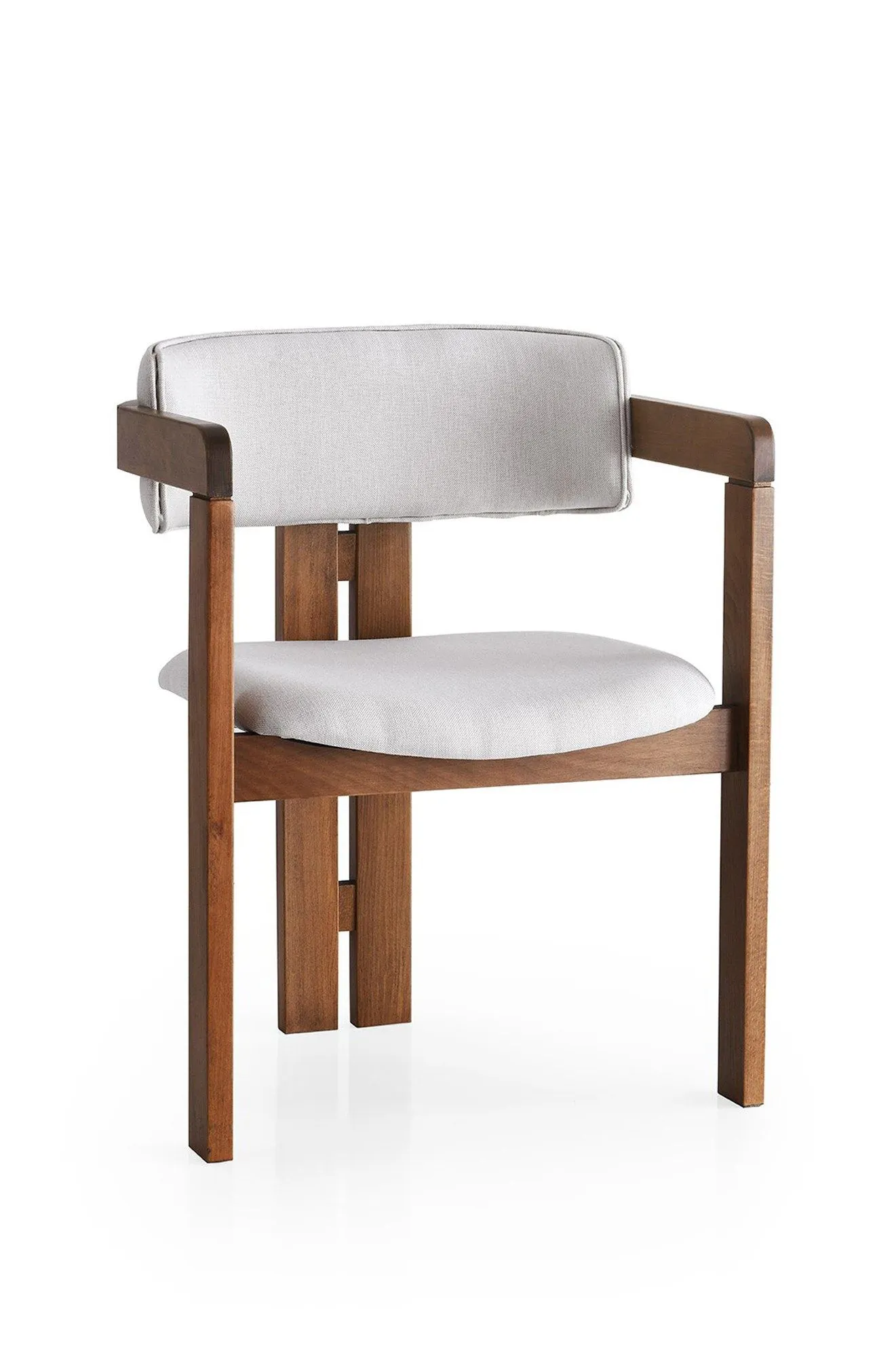 Krzesło drewniane z podłokietnikami CO - 011 orzech kremowy - ASI_974NMB1709