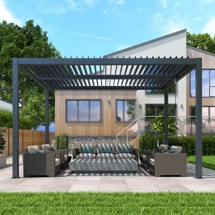 image osłona ogrodowa, pergola, meble ogrodowe, sofa ogrodowe, zadaszenie tarasu