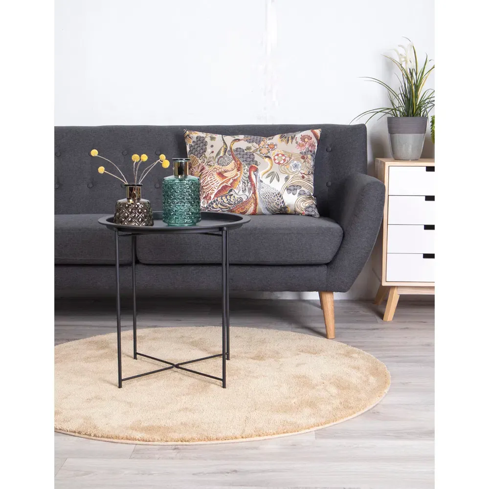 Bastia Stolik 2 Okrągły 47x47x50 Czarny — zdjęcie 6