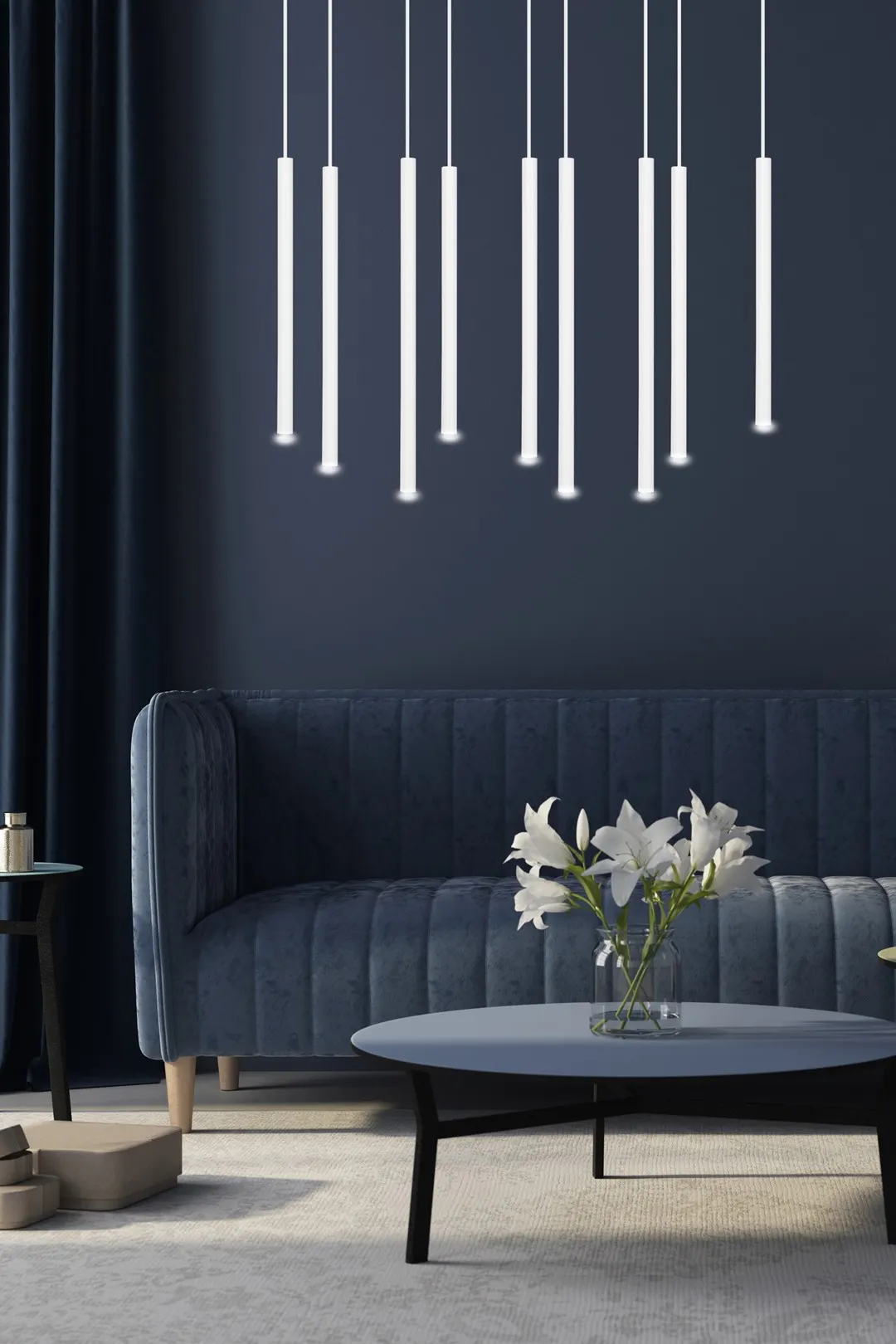 Lampa wisząca SELTER 9 biała — zdjęcie 5