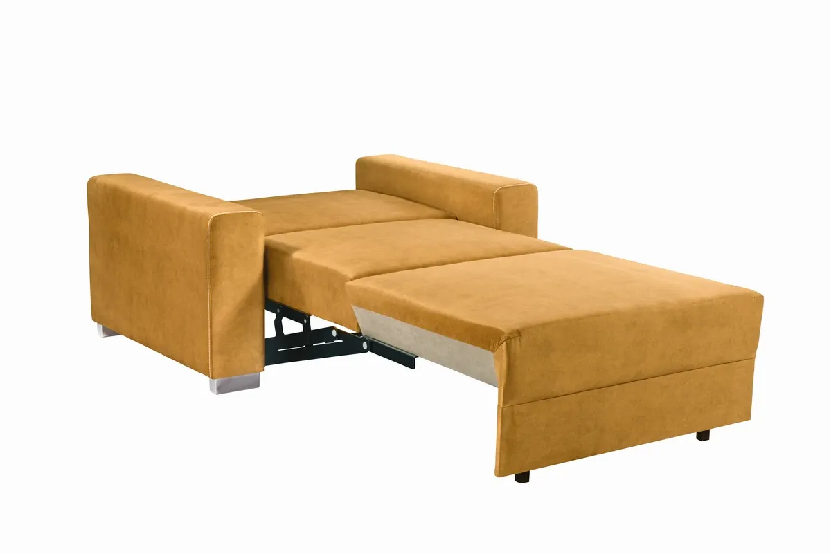 Fotel z funkcją spania DAX 1F LAGO 16 jasny szary - DAX_1F_LAGO_16