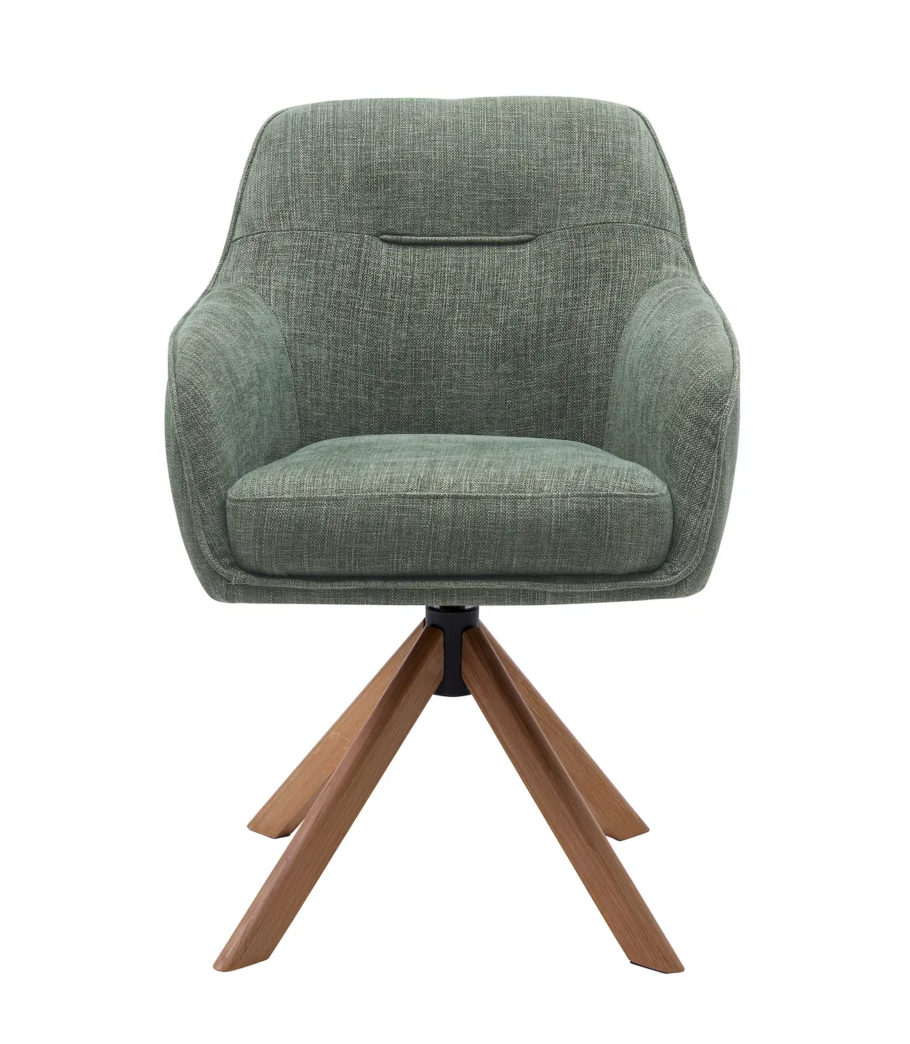 Krzesło obrotowe AVOLA z podłokietnikami - zielony - UN_53250005