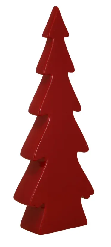 CHOINKA ceramiczna MAXI 83407 czerwona