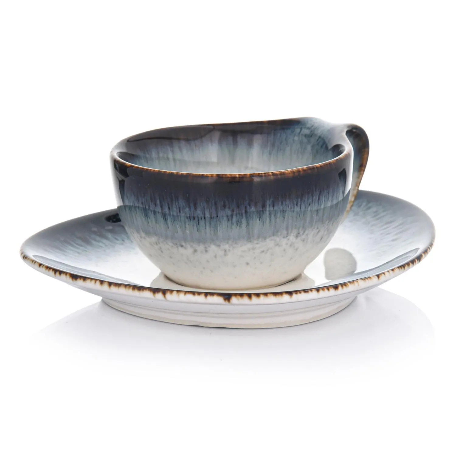 kubek, filiżanka, ceramika, gradient, porcelana