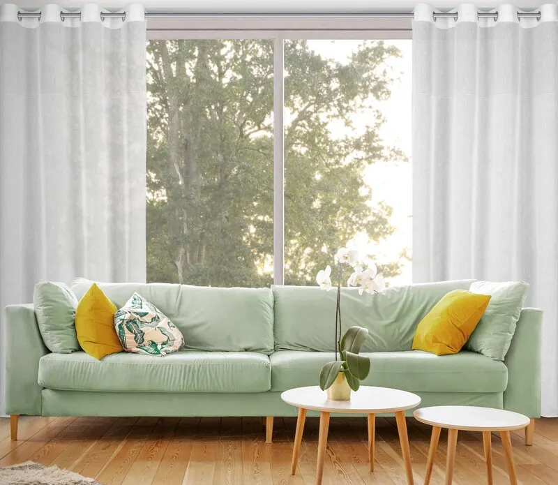 FIRANA GOTOWA MARISA 140 X 250 CM BIAŁY — zdjęcie 12