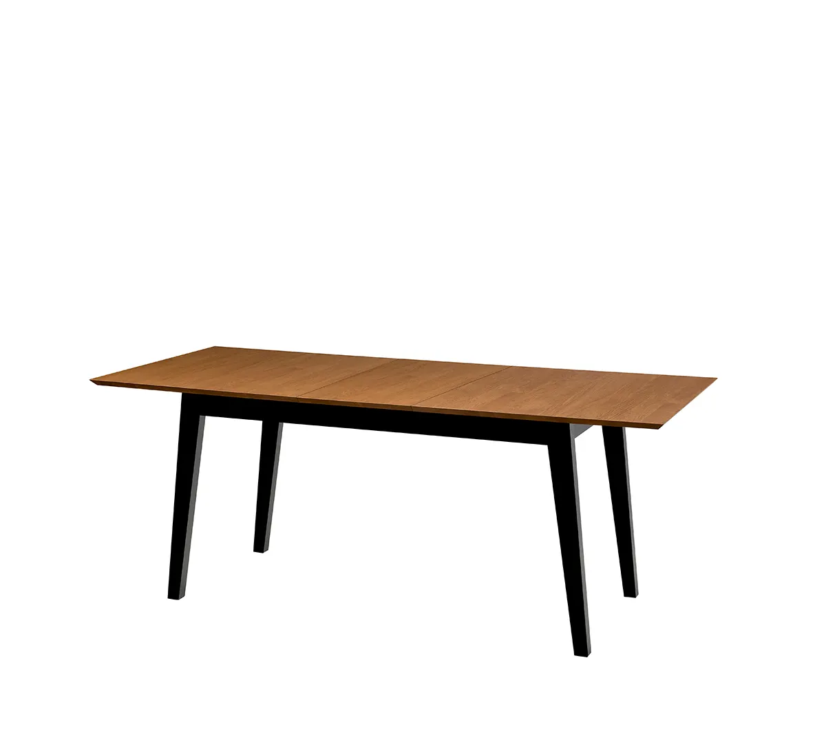 Stół rozkładany LAZURE 40 dąb karmelowy, czarny 160(240)x80x76cm - TH-100-1774