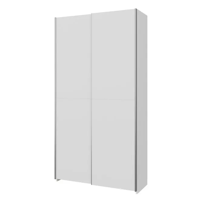 Szafa 2-drzwiowa HOME NOOK drzwi przesuwne 100cm biała — zdjęcie 3