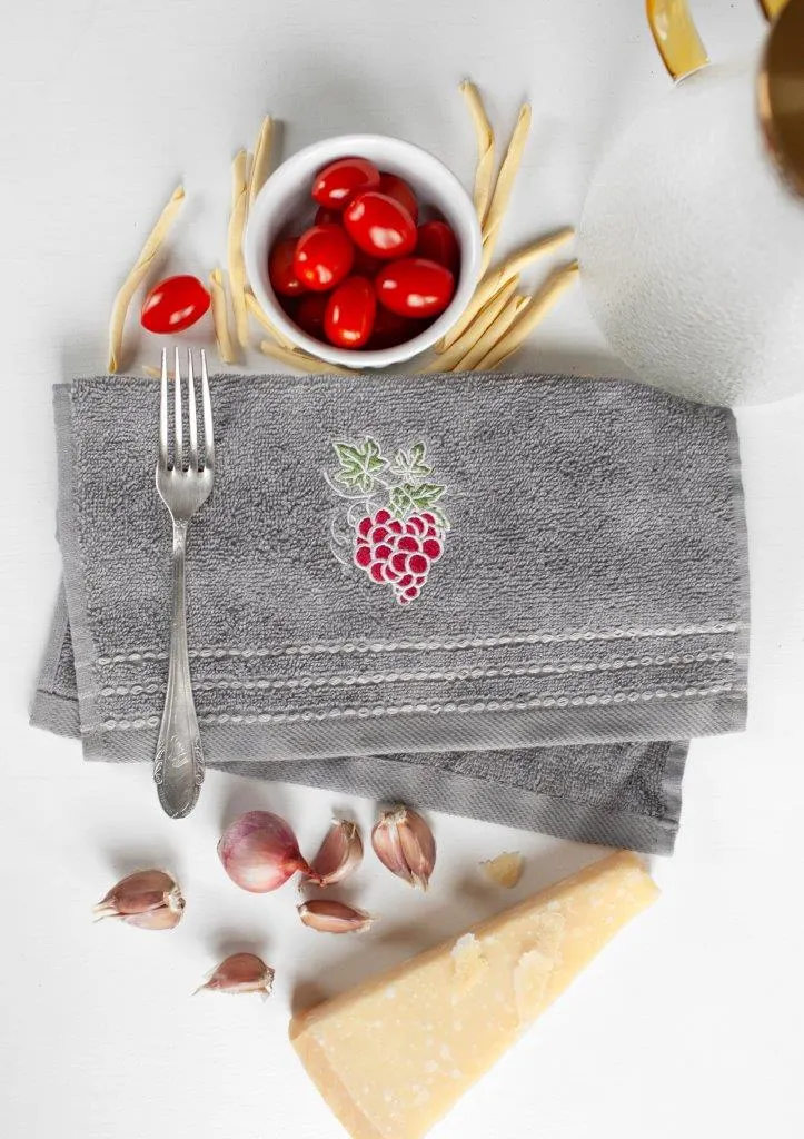 Ręczniki kuchenne 30x50 zestaw 3 szt. WINOGRONA 002 - FARO_28548