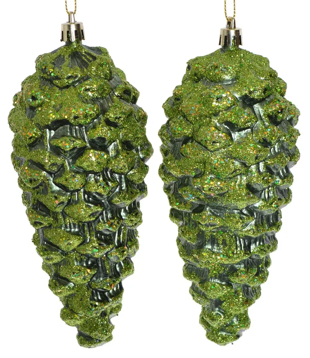 Komplet 2 szyszek zielonych 6560 zielone