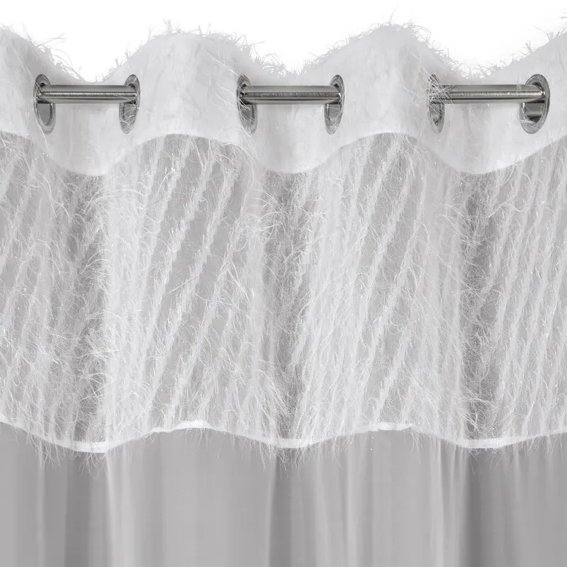 ZASŁONA GOTOWA AMIRA 140X250 CM JASNOSZARY - EU_366969