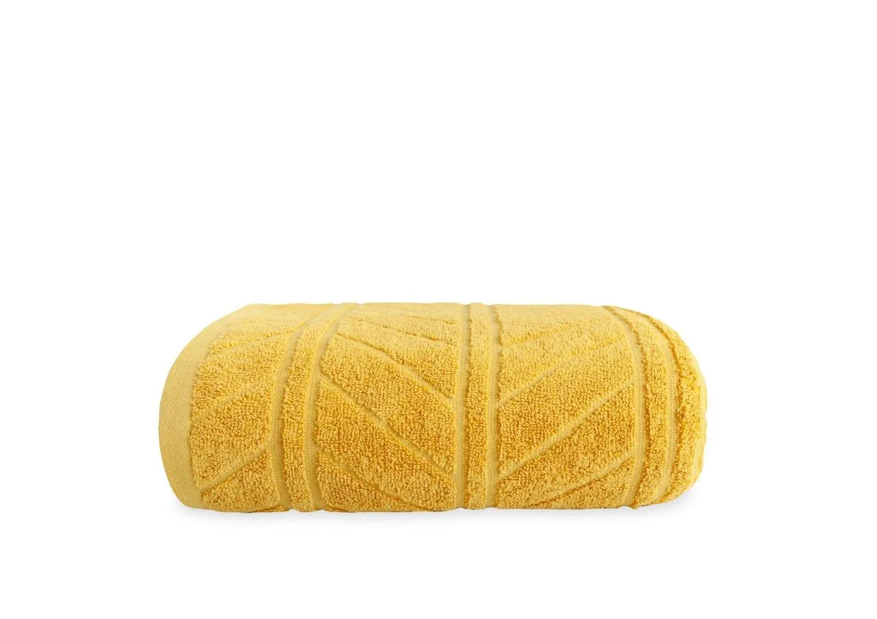 Ręcznik frotte RELIEF 50x90 gramatura 500 żółty Ręcznik, Ręcznik kąpielowy