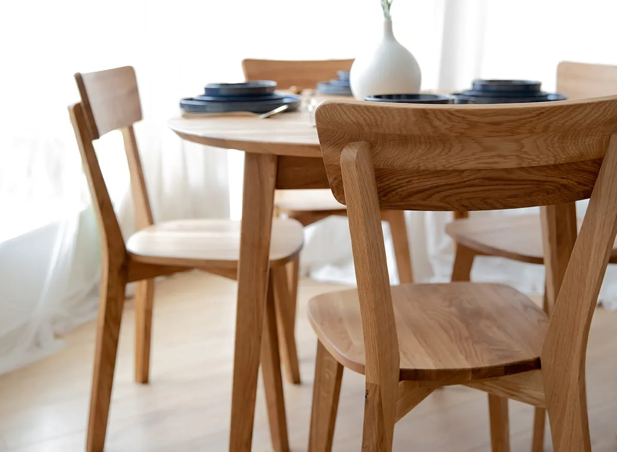 Krzesło drewniane LEON dąb olejowany - KULKLD