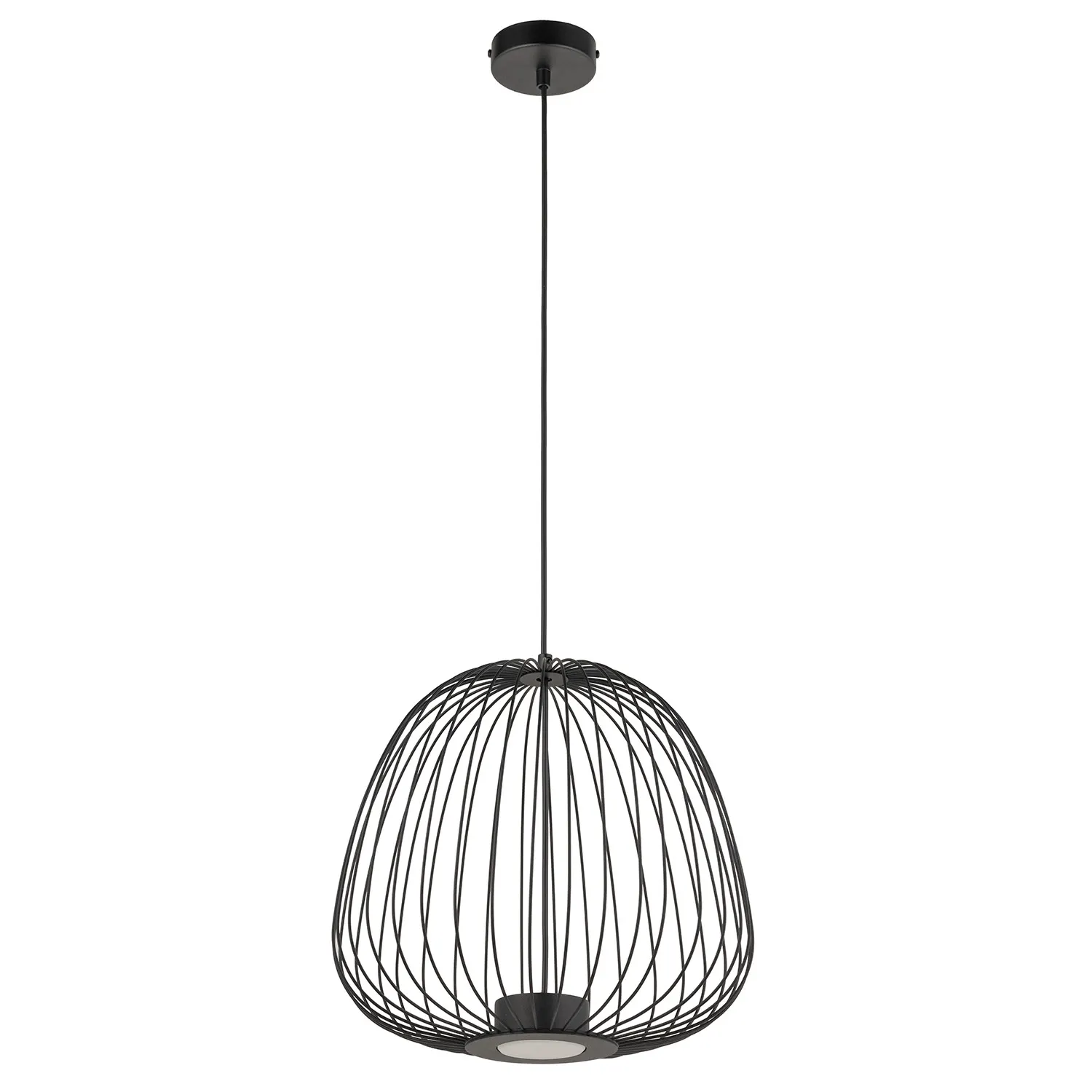 Lampa wisząca BELL PLUS 1 czarna