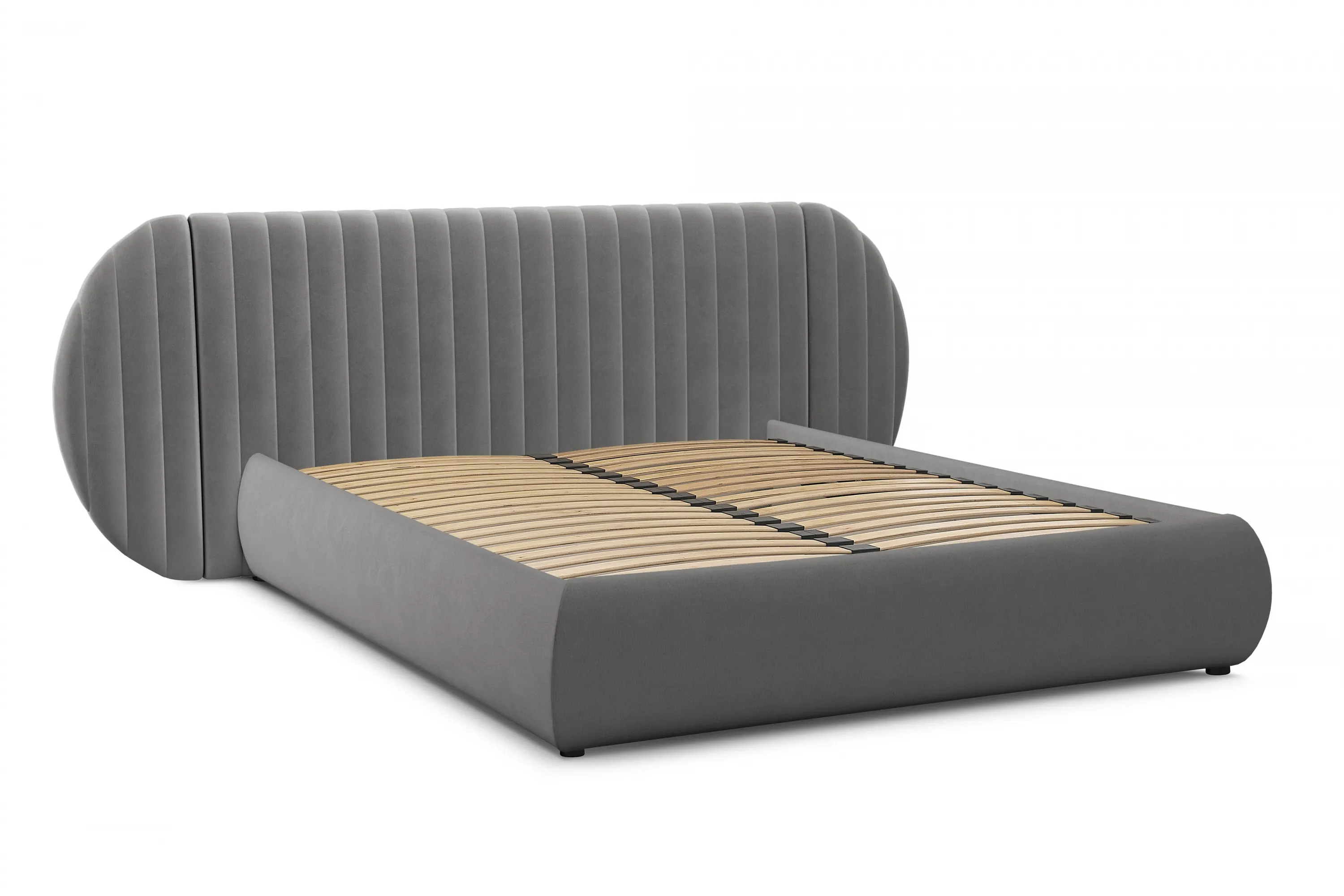 Łóżko Galin z pojemnikiem / 180x200 / Salvador (SIC) 14 - szary Łóżko Galin z pojemnikiem / 180x200 / Salvador (SIC) 14 - szary