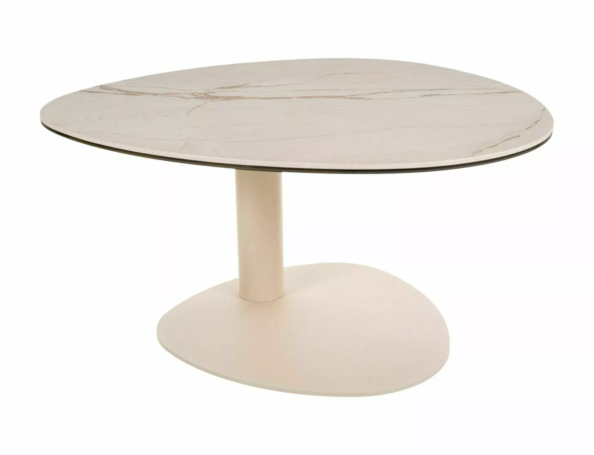 Stolik kawowy CIAO A CERAMIC 74x74 beż amazonia kaszmir