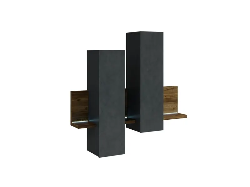 Witryna BOTA 04 wisząca z oświetleniem LED appenzeller matera 152x140x35cm