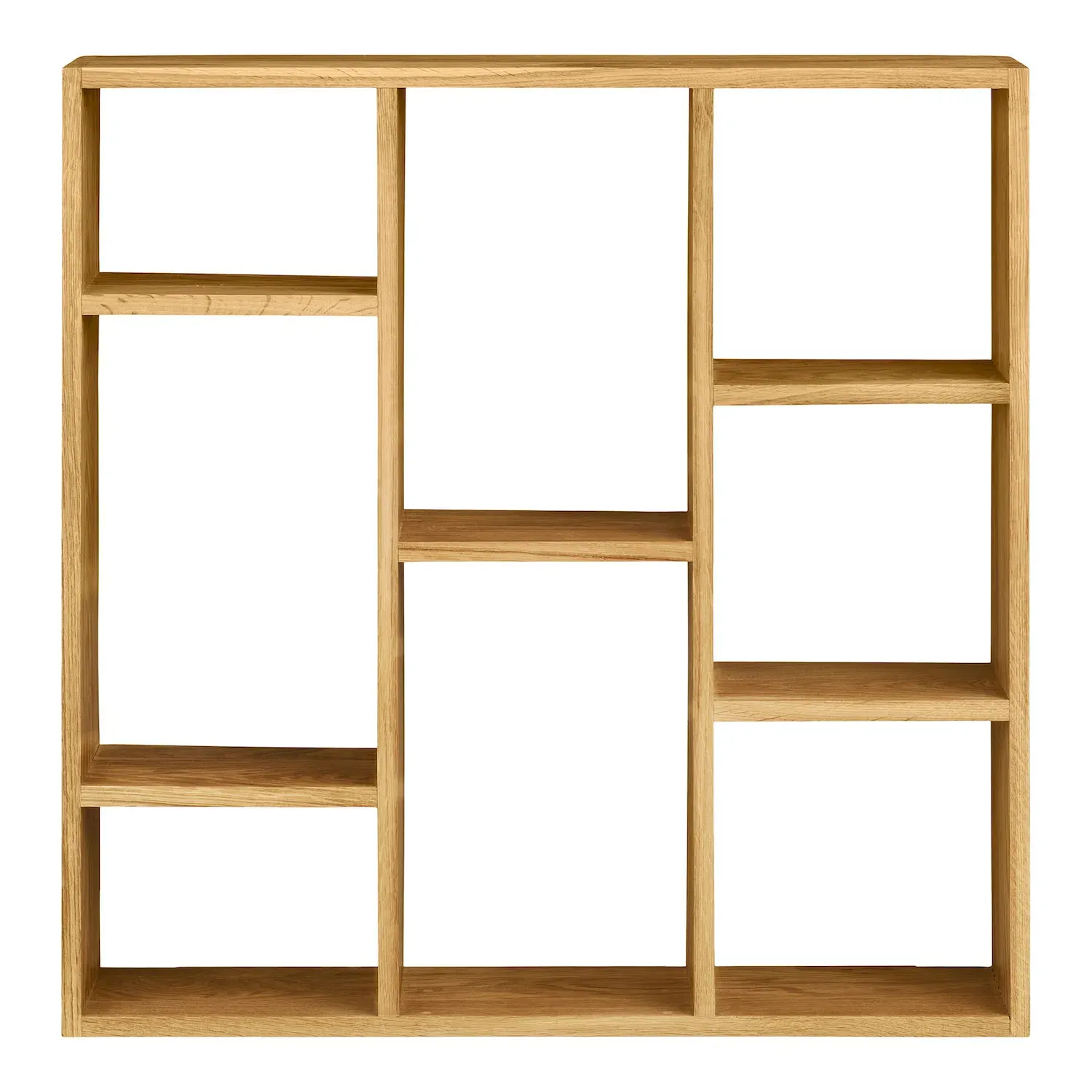 Półka ścienna drewniana z przegrodami TOWNSVILLE 15x70x70 cm naturalny - 4291140