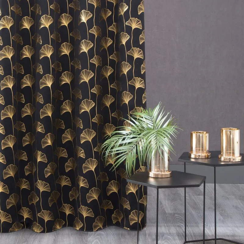 ZASŁONA CLARA 135X250 CM CZARNY - EU_367217