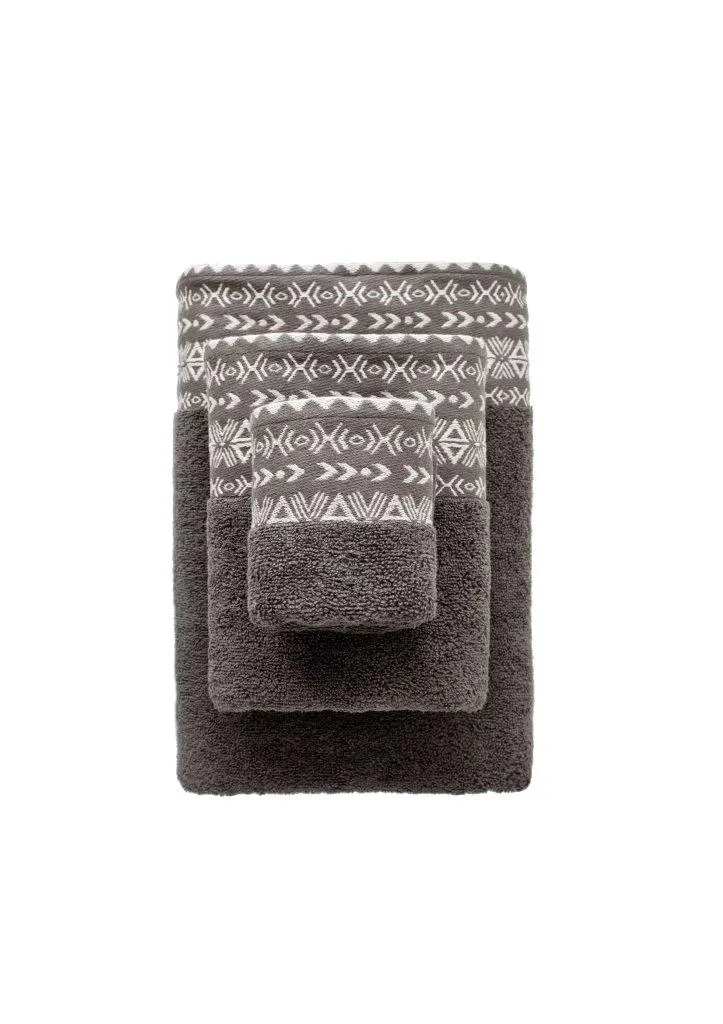 Ręcznik frotte DRIADA 70x140 gramatura 500 popielaty - FARO_23665