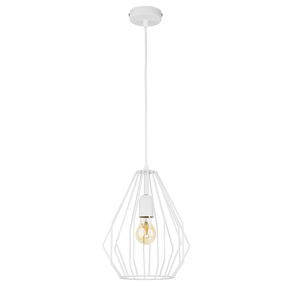 Lampa wisząca BRYLANT biała 130x23cm