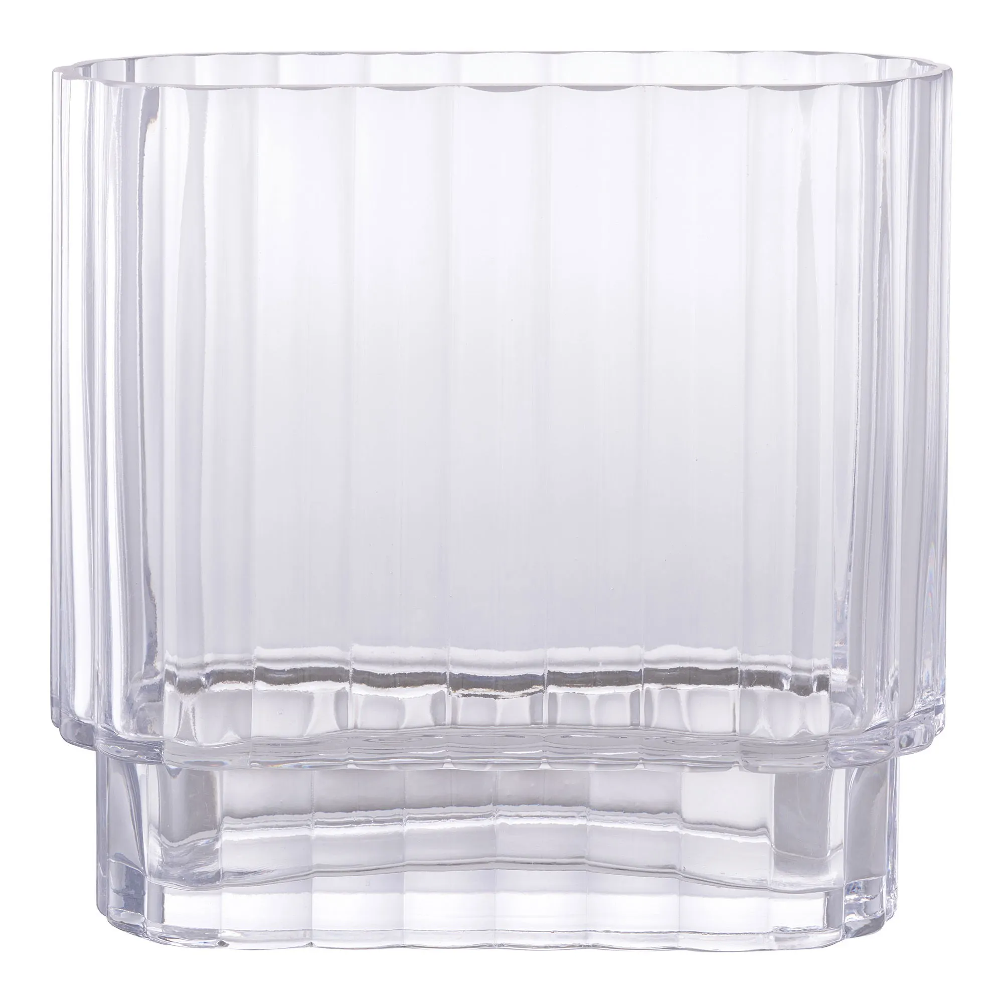 Wazon ze szkła VASE 20x9x195 cm transparentny - 4441788