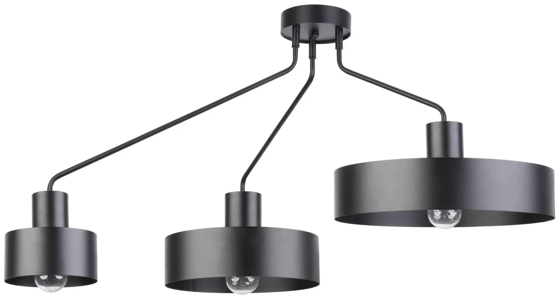 Lampa sufitowa/plafon JUMBO 3 czarny