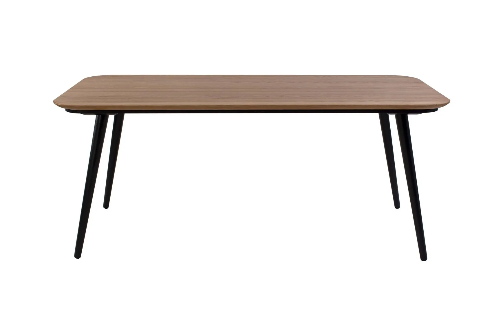 Stół drewniany CONTRAST 180x90x75cm dąb czarne nogi