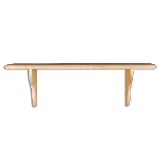 DREWMAX-POLKA-SOSNOWA-PK121-NATURALNY-INT PK121 półka S80 W25 G20 sosna naturalny DREWMAX