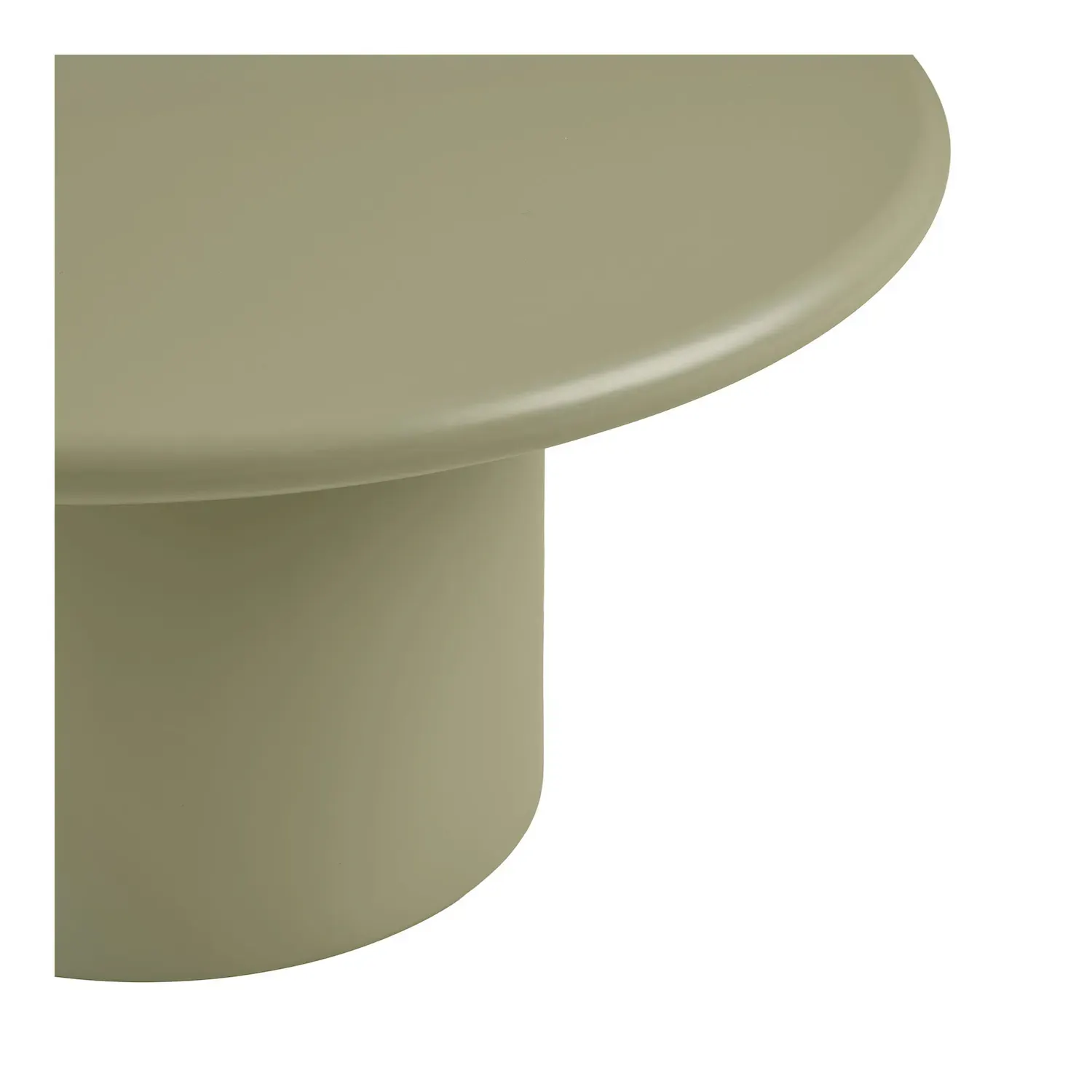 Stolik kawowy okrągły NAGANO 80x40 zielony - 2102181